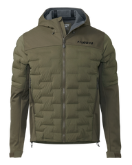 Axis Thermal Hybrid Hooded Jacket | Ash