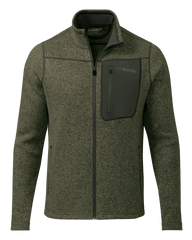 Base Camp Full Zip Sweater | Olive Heather