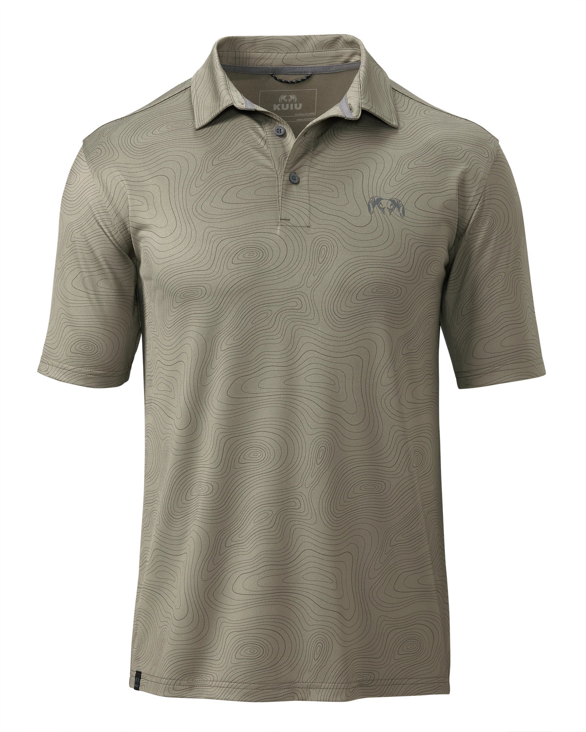 KUIU Performance Polo | Woodsmoke Topo