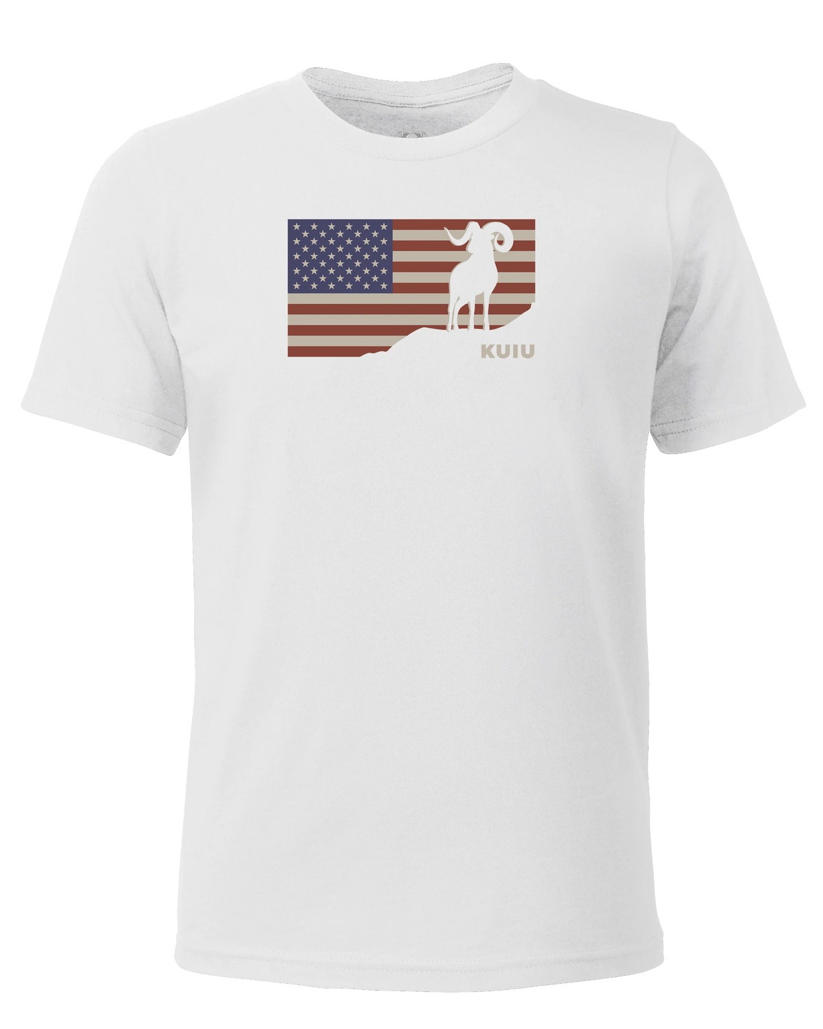 Youth Ram Flag T-Shirt | White