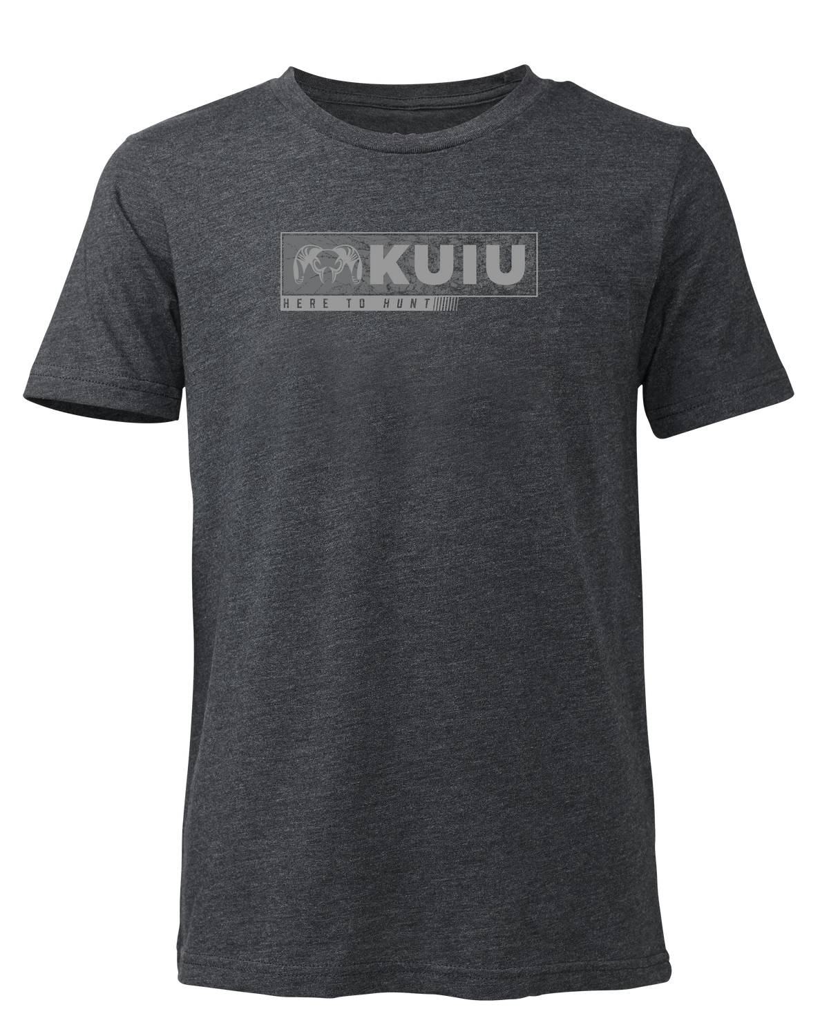 Youth Here to Hunt Gritstone T-Shirt | Charcoal