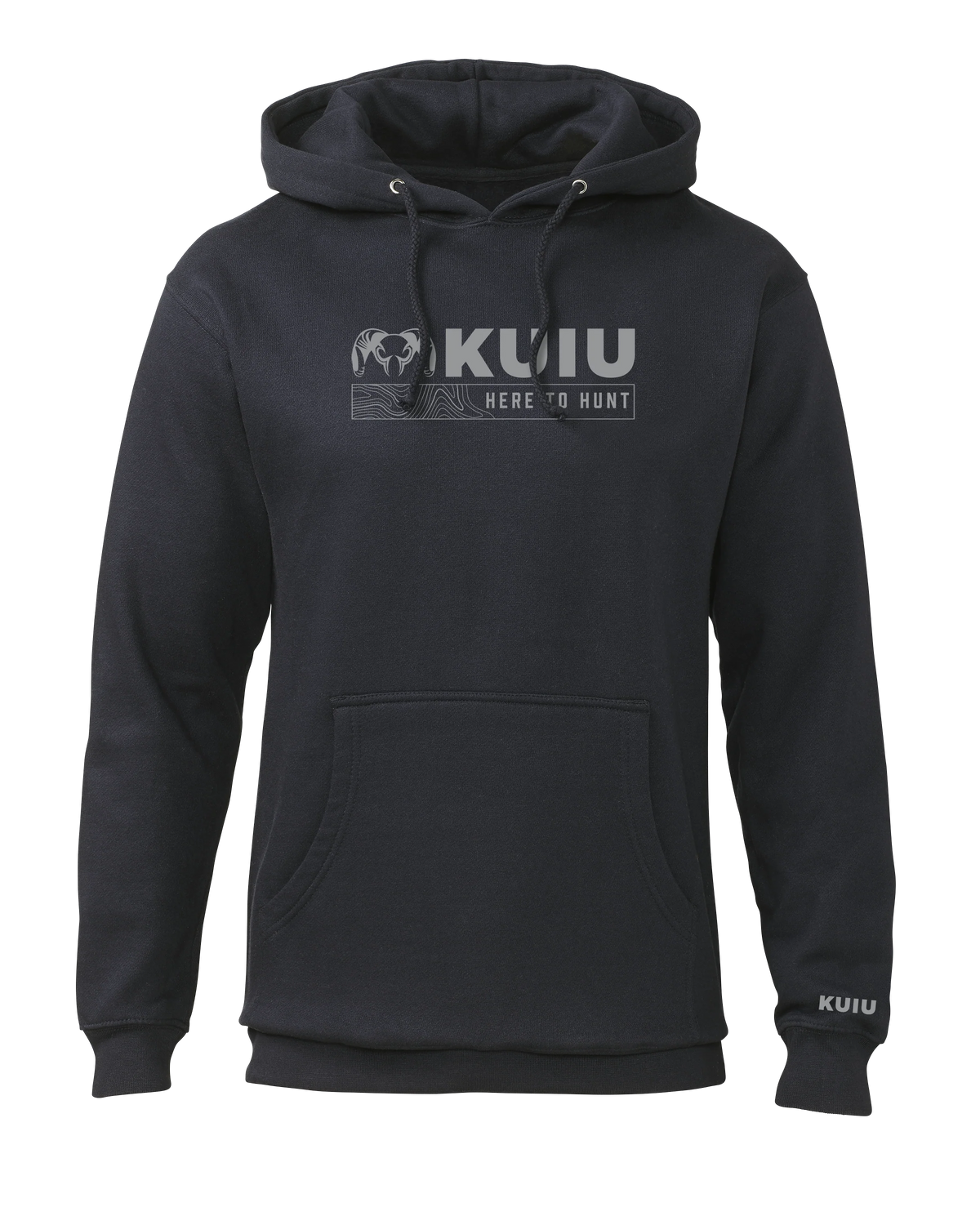 KUIU Topo Here to Hunt Hoodie | Navy