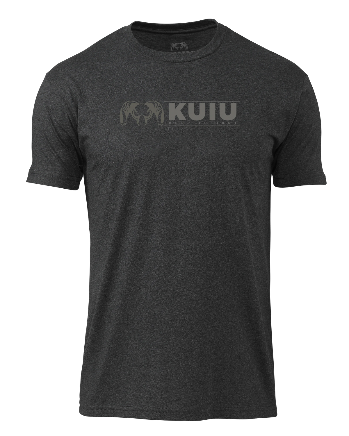 KUIU Here to Hunt Logo T-Shirt | Charcoal